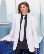 Zendaya Spider Man New Day New York White Blazer