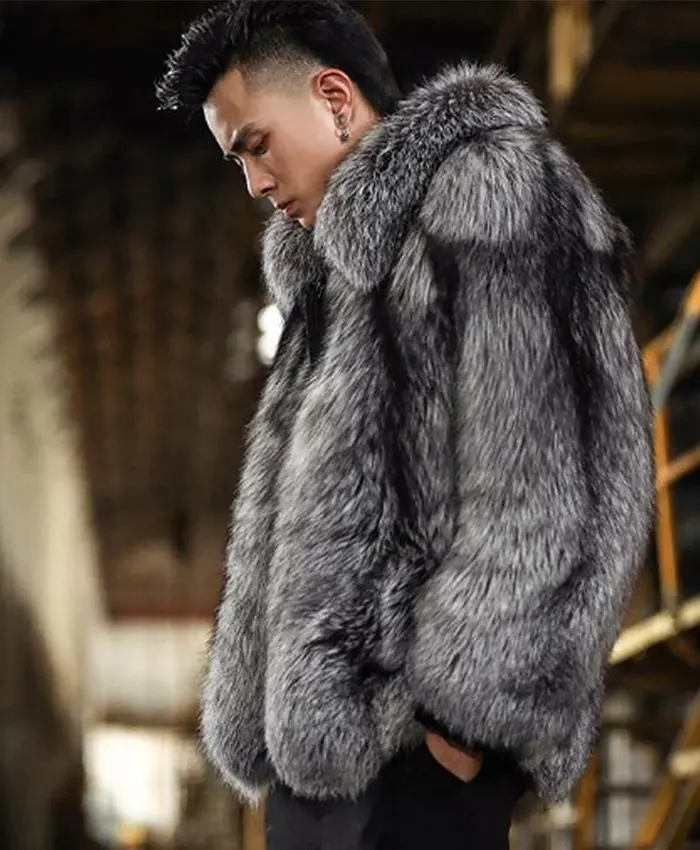 Zephyrus Mink Fur Grey Coat Zephyrus Mink Fur Grey Coat