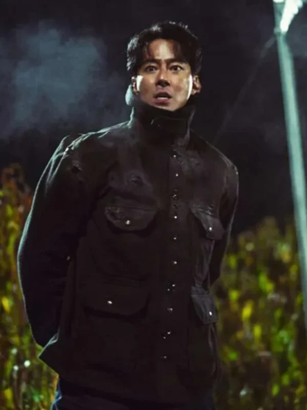 Zo In-sung Moving 2023 Black Wool Jacket