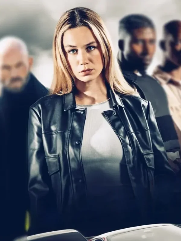 Zoé Marchal Carjackers Black Leather Jacket