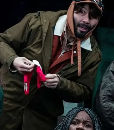 Zombieverse 2023 Noh Hong-chul Green Hooded Jacket