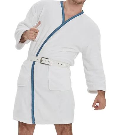 Cousin Eddie White Bathrobe