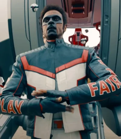 Mr Terrific Superman Leather Jacket