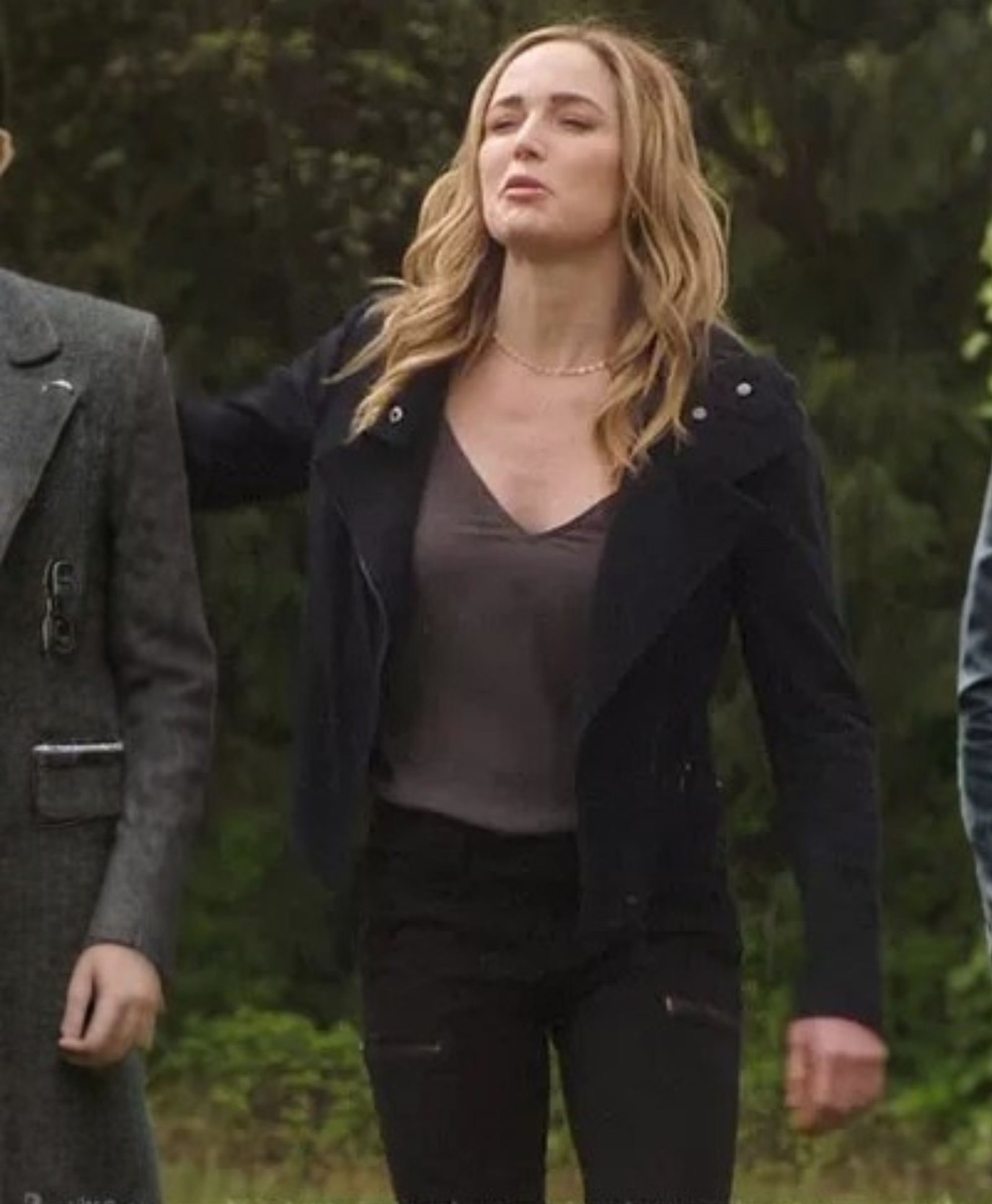 Legends of Tomorrow S07 E01 Sara Lance Suede Leather Jacket Legends of Tomorrow S07 E01 Sara Lance Suede Leather Jacket