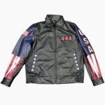 Men's USA Eagle Leather Jacket