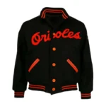 1966 Baltimore Orioles Black Varsity Jacket