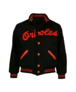 1966 Baltimore Orioles Black Varsity Jacket