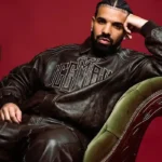 2026 Drake Iceman Brown Leather Jacket