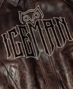 2026 Drake Iceman Brown Leather Jacket