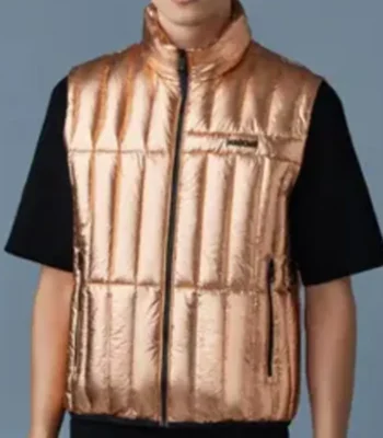 56 Days Kevin Sullivan Gold Puffer Vest