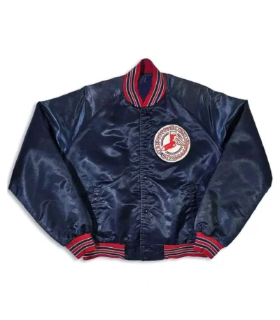 80’s Boston Red Sox Navy Bomber Jacket