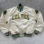 90s Boston Celtics Jacket Vintage Satin