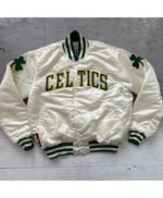 90s Boston Celtics Jacket Vintage Satin