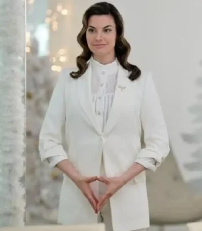 A Christmas Angel Match Meghan Ory White Blazer