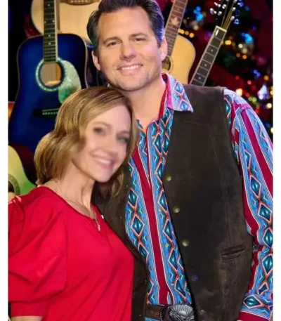 A Grand Ole Opry Christmas Kristoffer Polaha Brown Vest