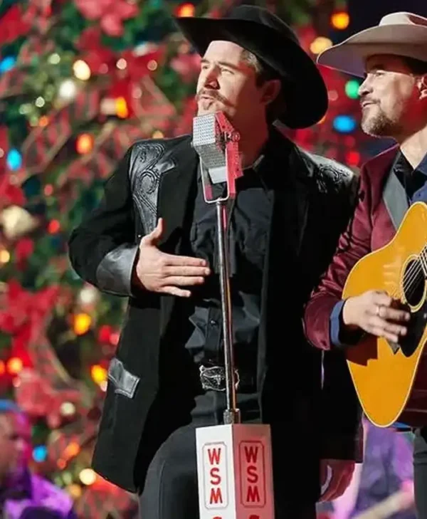 A Grand Ole Opry Christmas Luke Benward Black Blazer