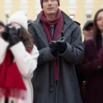 A Keller Christmas Vacation Brandon Routh Wool Coat