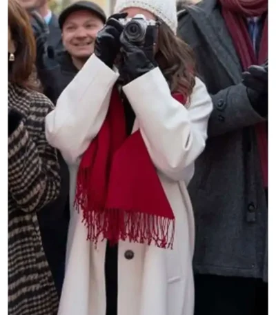 A Keller Christmas Vacation Eden Sher White Coat