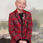 A Knight of the Seven Kingdoms Dexter Sol Ansell Red Plaid Blazer