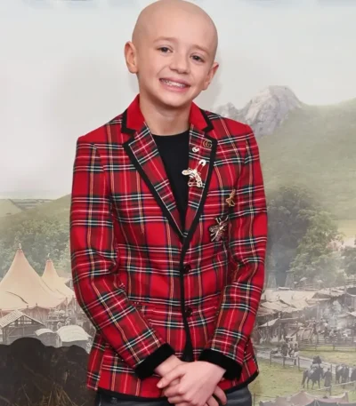 A Knight of the Seven Kingdoms Dexter Sol Ansell Red Plaid Blazer