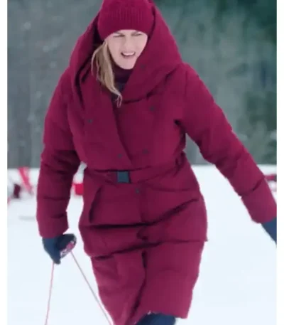 A Merry Little Ex-Mas Alicia Silverstone Puffer Hooded Coat