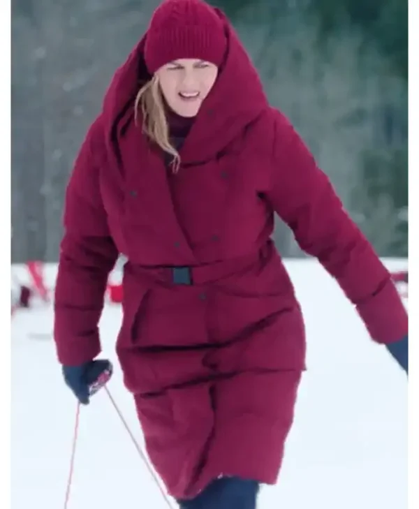 A Merry Little Ex-Mas Alicia Silverstone Puffer Hooded Coat