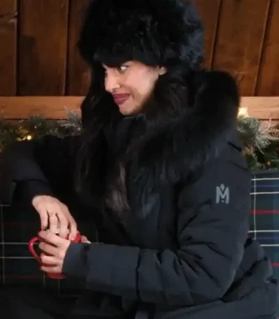 A Merry Little Ex Mas Jameela Jamil Puffer Jacket