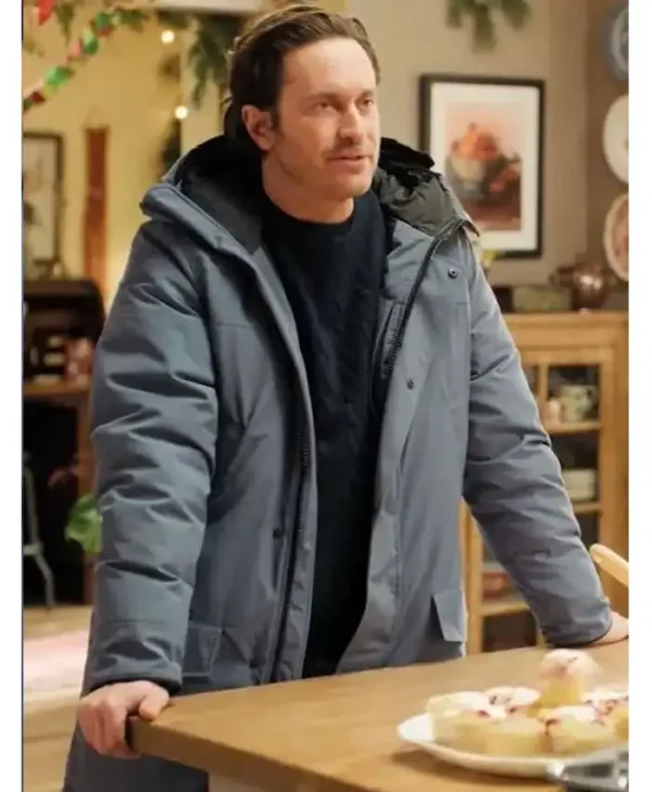 A Merry Little Ex-Mas Oliver Hudson Hooded Jacket