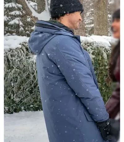 A Merry Little Ex-Mas Oliver Hudson Hooded Jacket