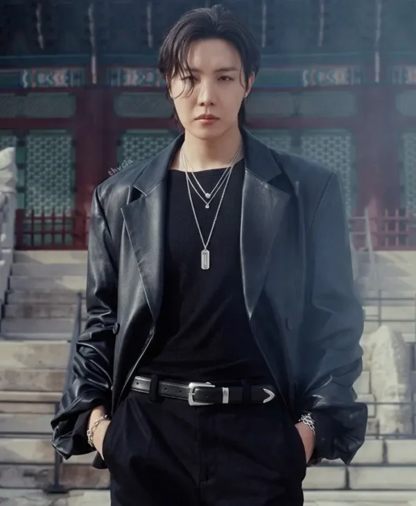 ARIRANG BTS J Hope Leather Blazer