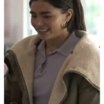 All Her Fault Ana Garcia Green Sherpa Jacket