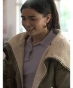 All Her Fault Ana Garcia Green Sherpa Jacket