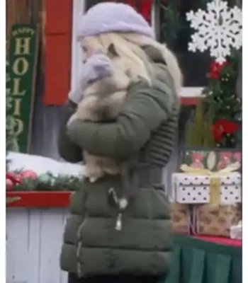 Amanda Jordan A Christmas Angel Match Puffer Jacket