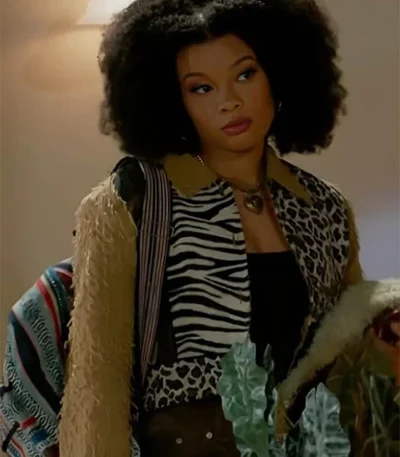 Ambyr Michelle Beyond The Gates Animal Print Jacket