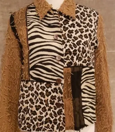 Ambyr Michelle Beyond The Gates Animal Print Jacket
