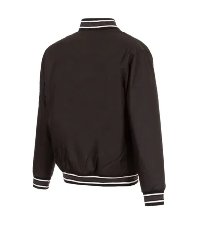 Anaheim Ducks Front Hit Poly Twill Black Jacket