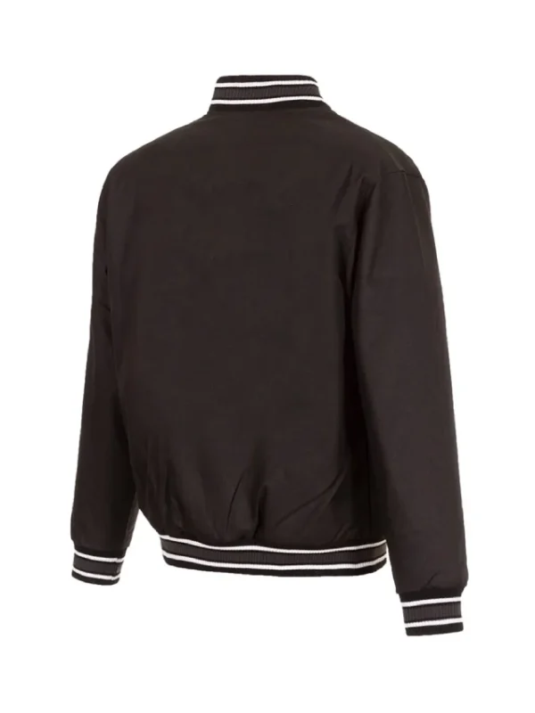 Anaheim Ducks Front Hit Poly Twill Black Jacket