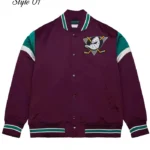 Anaheim Ducks Heavyweight Satin Jacket
