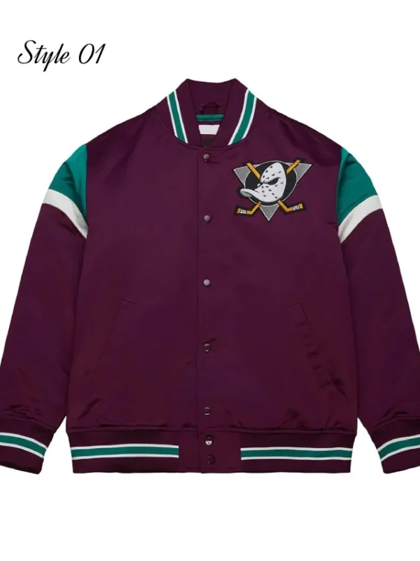 Anaheim Ducks Heavyweight Satin Jacket