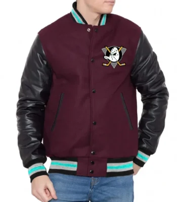 Anaheim Ducks Mighty Varsity Jacket