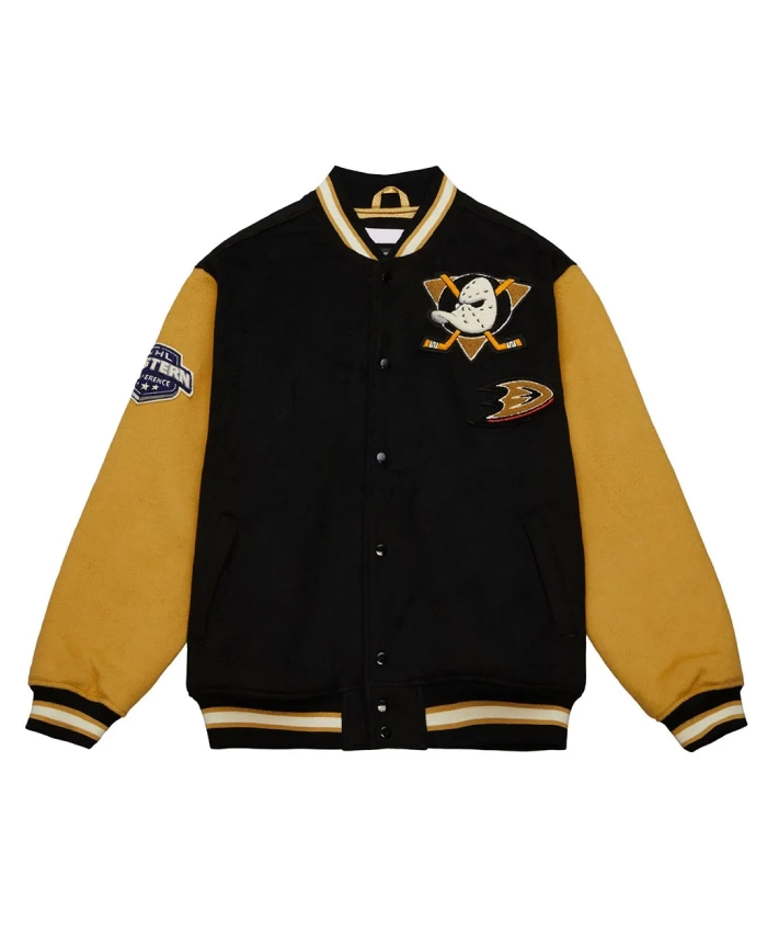 Anaheim Ducks Team Legacy Varsity Jacket Anaheim Ducks Team Legacy Varsity Jacket