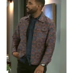 Andre Richardson Beyond the Gates Floral Print Jacket