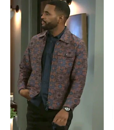 Andre Richardson Beyond the Gates Floral Print Jacket