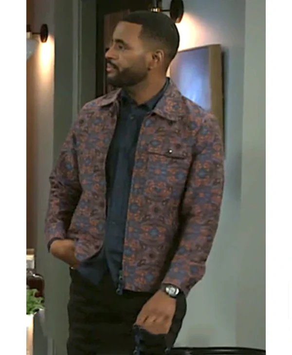 Andre Richardson Beyond the Gates Floral Print Jacket