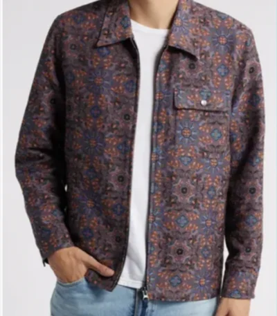 Andre Richardson Beyond the Gates Floral Print Jacket