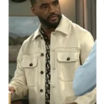Andre Richardson Beyond the Gates Off-White Suede Jacket