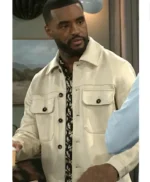 Andre Richardson Beyond the Gates Off-White Suede Jacket