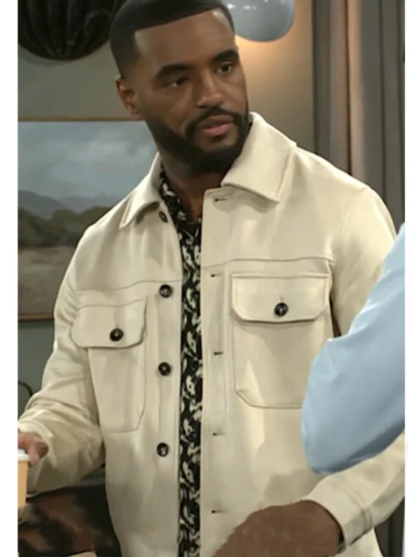 Andre Richardson Beyond the Gates Off-White Suede Jacket