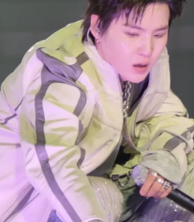 Arirang Tour Suga White Racer Jacket