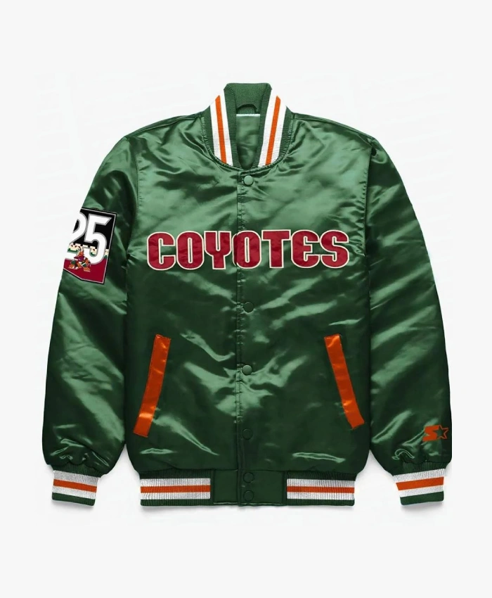 Arizona Coyotes Exclusive Satin Green Jacket Arizona Coyotes Exclusive Satin Green Jacket